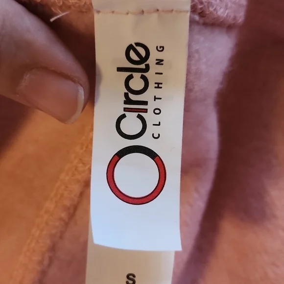 Circle Clothing, Size Small Pink Sweat Pants with pockets in the front. - Picture 5 of 6